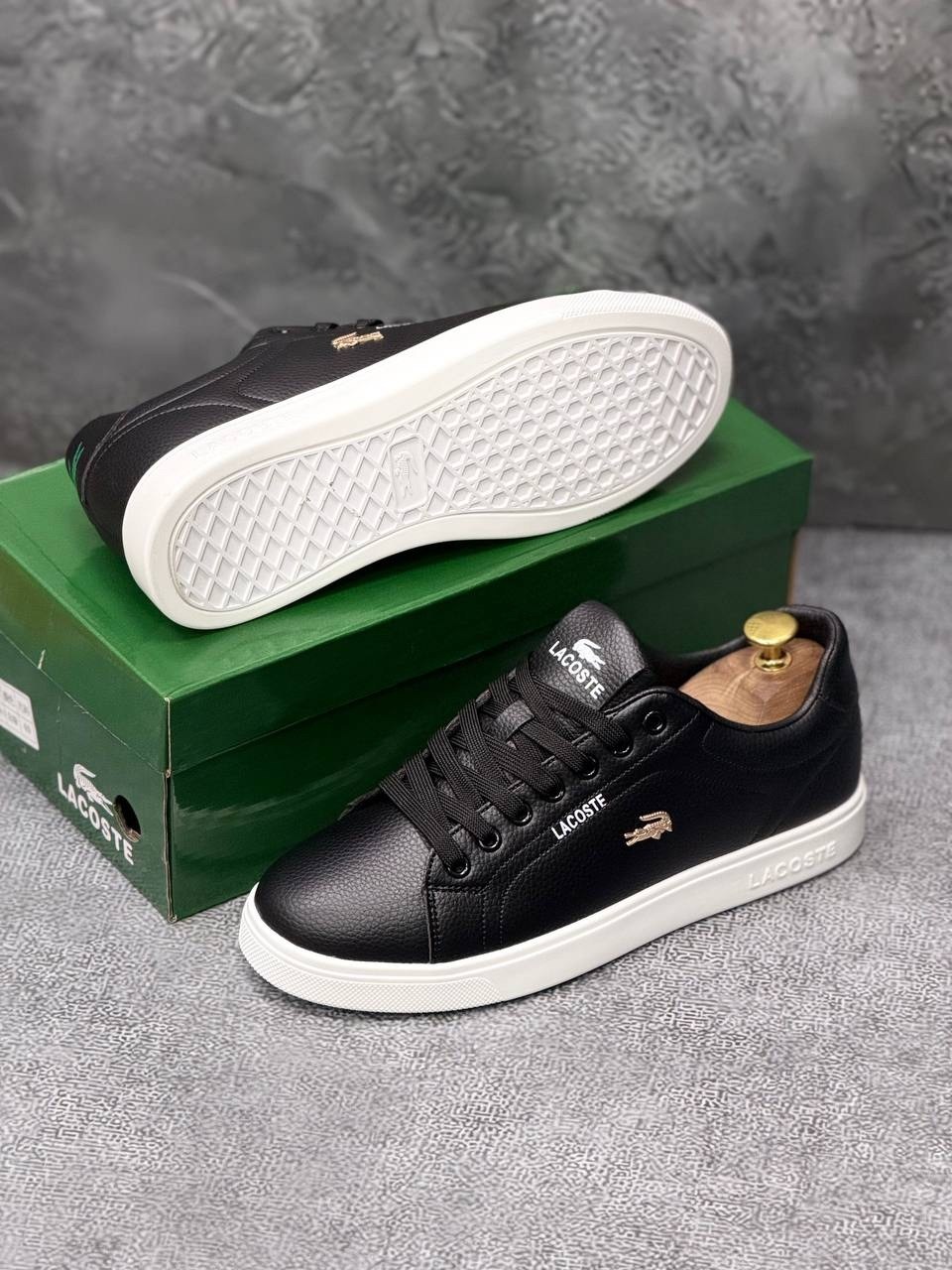 кроссовки lacoste,кеды lacoste,,мужские кроссовки lacoste чёрный, лакоста