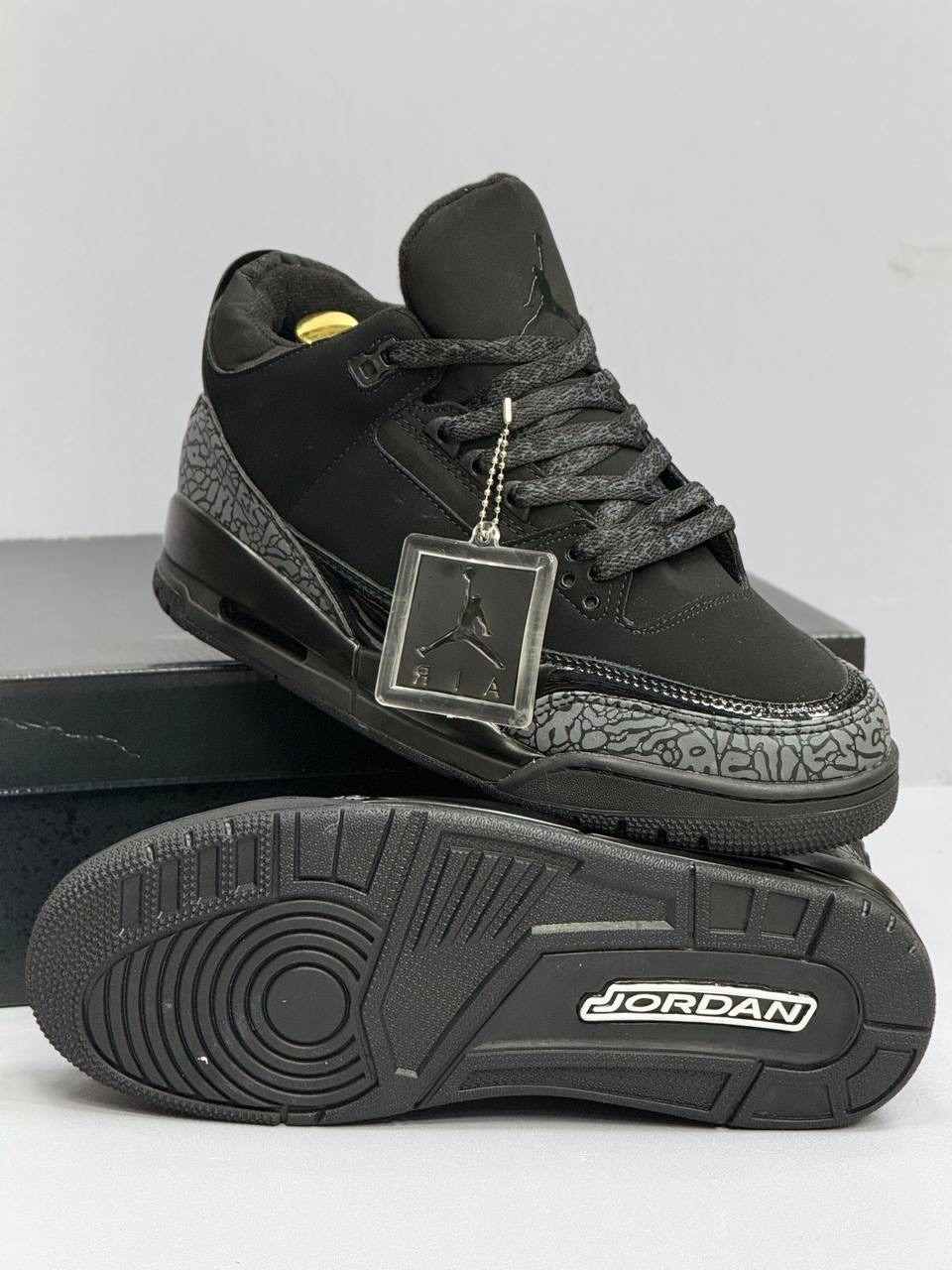 кроссовки nike air jordan 3 retro,кроссовки nike air jordan 3 retro 'black cat',air jordan 3 black cement,кроссовки air jordan 3 retro "black cat",