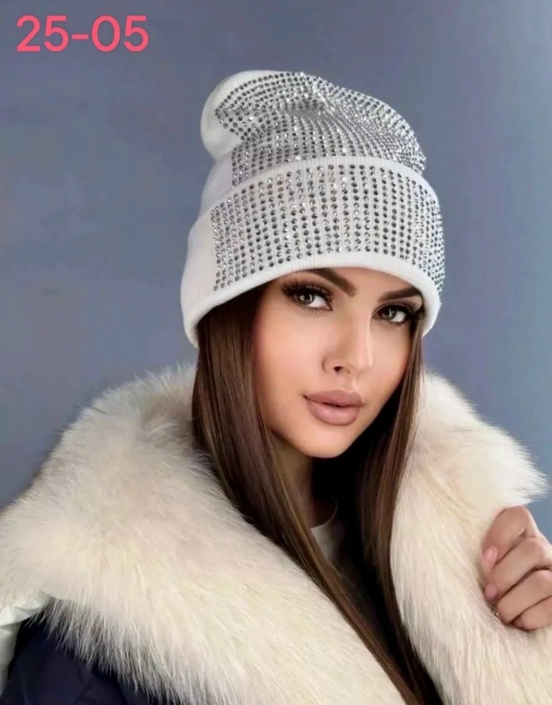 шапка со стразами,шапка бини со стразами,шапка зимняя женская,шапка женская бини,шапка женская со стразами