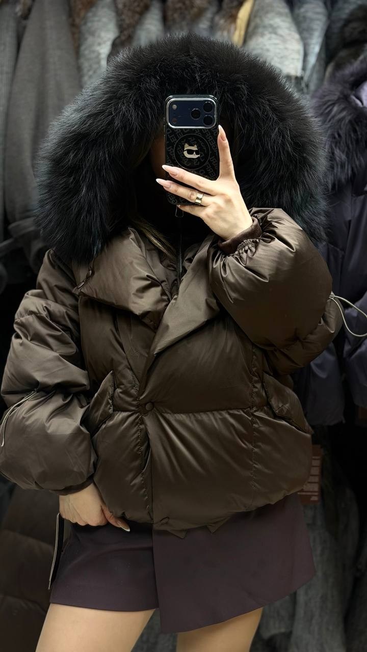 женский пуховик,пуховик с натуральным мехом,пуховик,короткий пуховик,пуховики с мехом