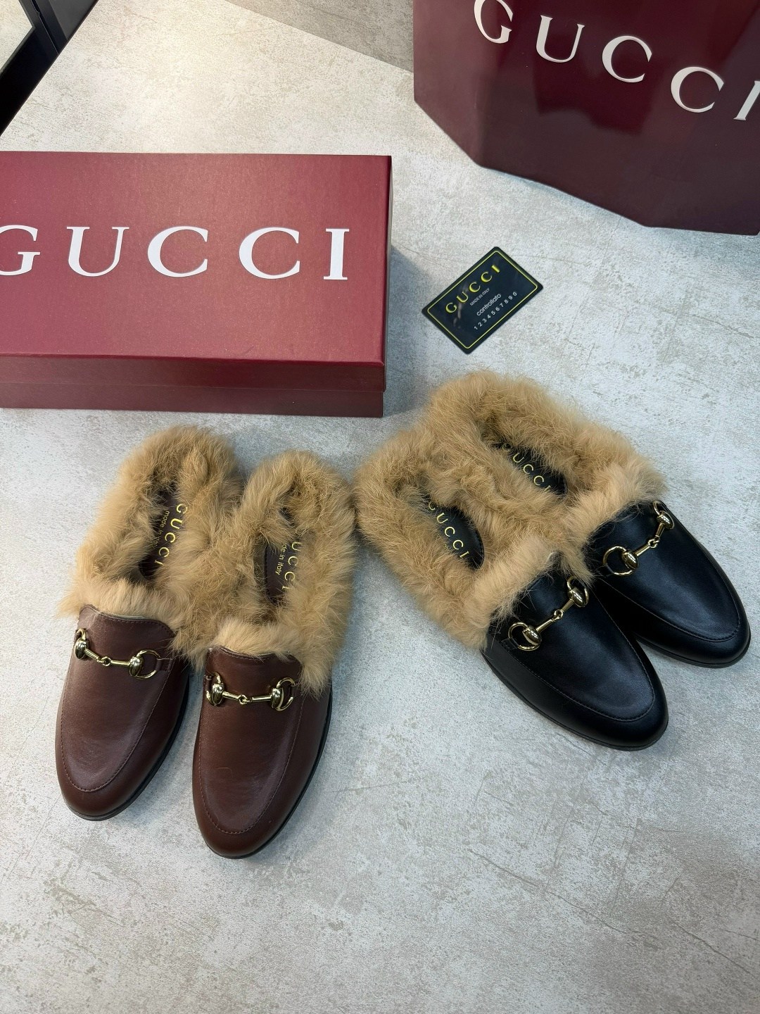 мюли gucci,кожаные лоферы gucci,элегантные меховые лоферы от gucci,лоферы гуччи женские,женские лоферы gucci