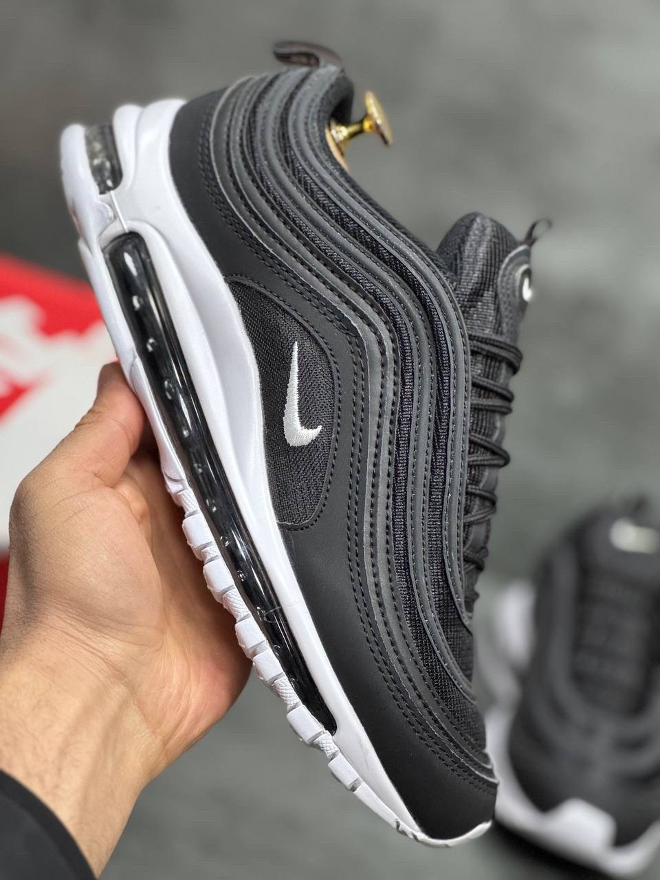 кроссовки nike air max 97,nike air max 97,nike air max 97 black,кроссовки,nike air max 97 black white