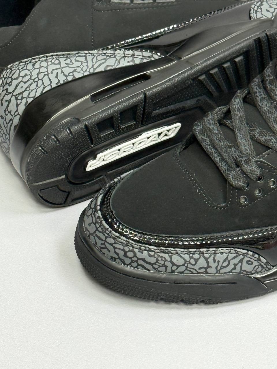 кроссовки nike air jordan 3 retro,кроссовки nike air jordan 3 retro 'black cat',air jordan 3 black cement,кроссовки air jordan 3 retro "black cat",