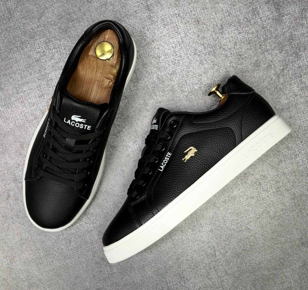 кроссовки lacoste,кеды lacoste,,мужские кроссовки lacoste чёрный, лакоста
