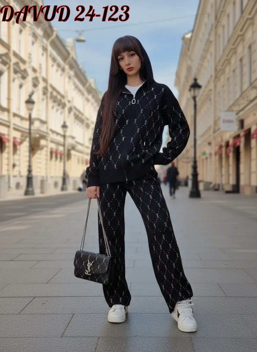 трикотажный костюм,вязаный костюм свитшот и брюки trend collection,костюм с брюками,костюм классический,костюм трикотажный женский