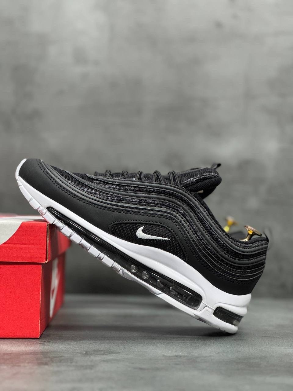 кроссовки nike air max 97,nike air max 97,nike air max 97 black,кроссовки,nike air max 97 black white