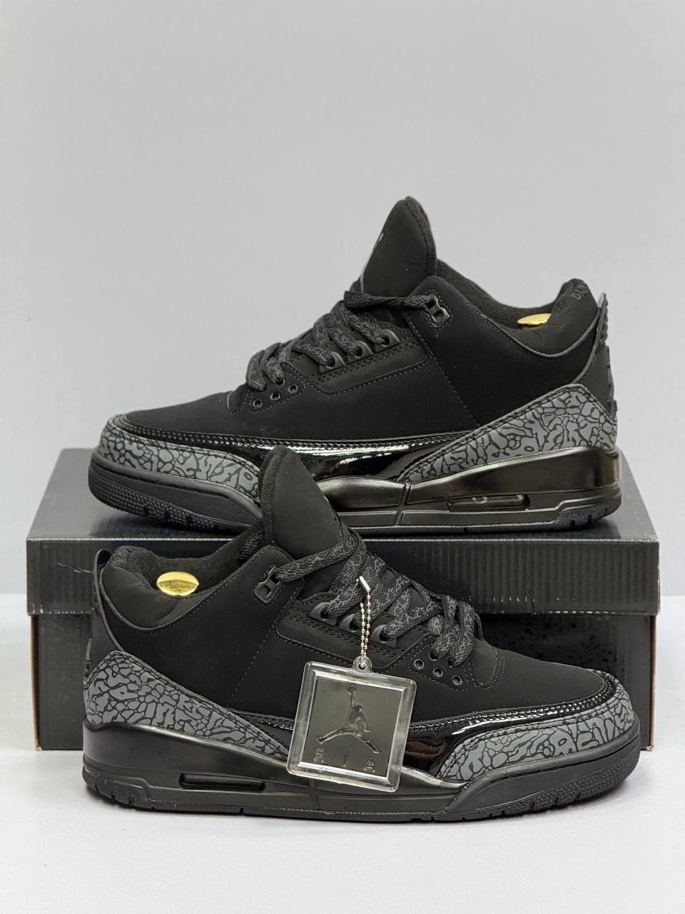 кроссовки nike air jordan 3 retro,кроссовки nike air jordan 3 retro 'black cat',air jordan 3 black cement,кроссовки air jordan 3 retro "black cat",
