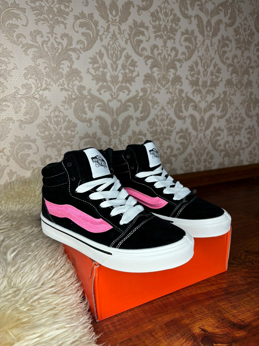 ,кроссовки высокие,кеды vans,кроссовки vans,кеды ванс розовые высокие