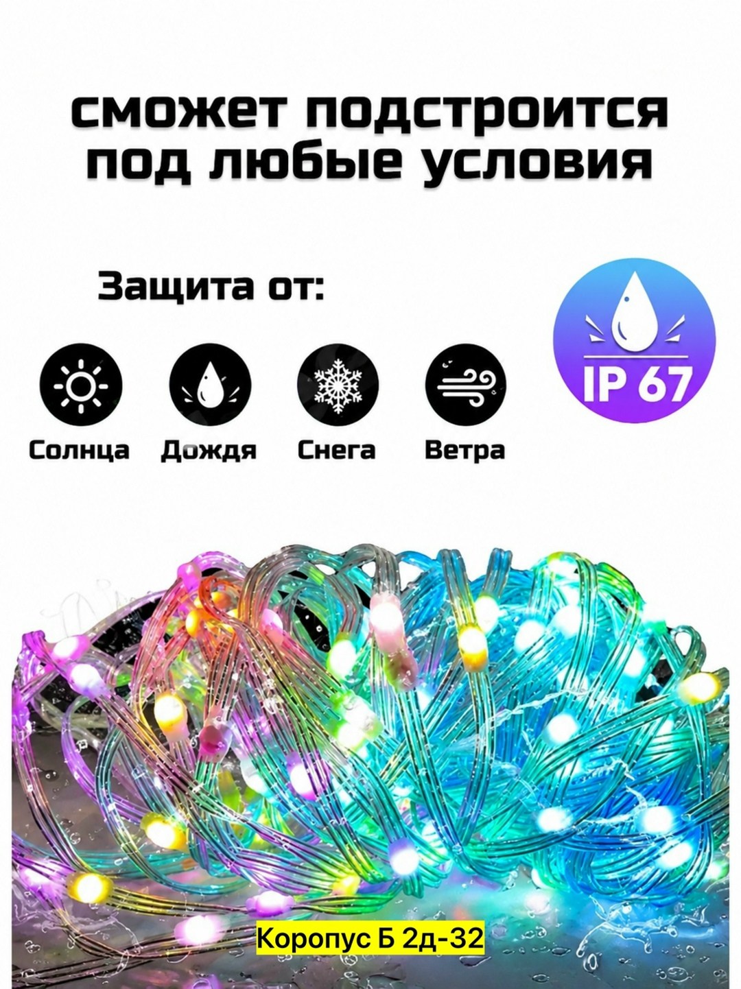 умная светодиодная гирлянда с дистанционным управлением через usb rgb ws2812b ic,гирлянда светодиoдная,гирлянда rgb,светодиодная лента с пультом,умная светодиодная гирлянда