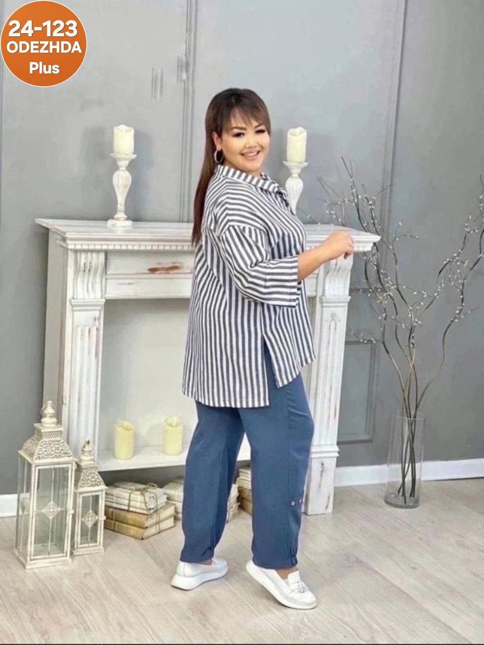 костюм брючный летний большие размеры naomi plus 91508250,костюм брючный летний большие размеры naomi plus,костюм женский,женские костюмы больших размеров,туника нарядная