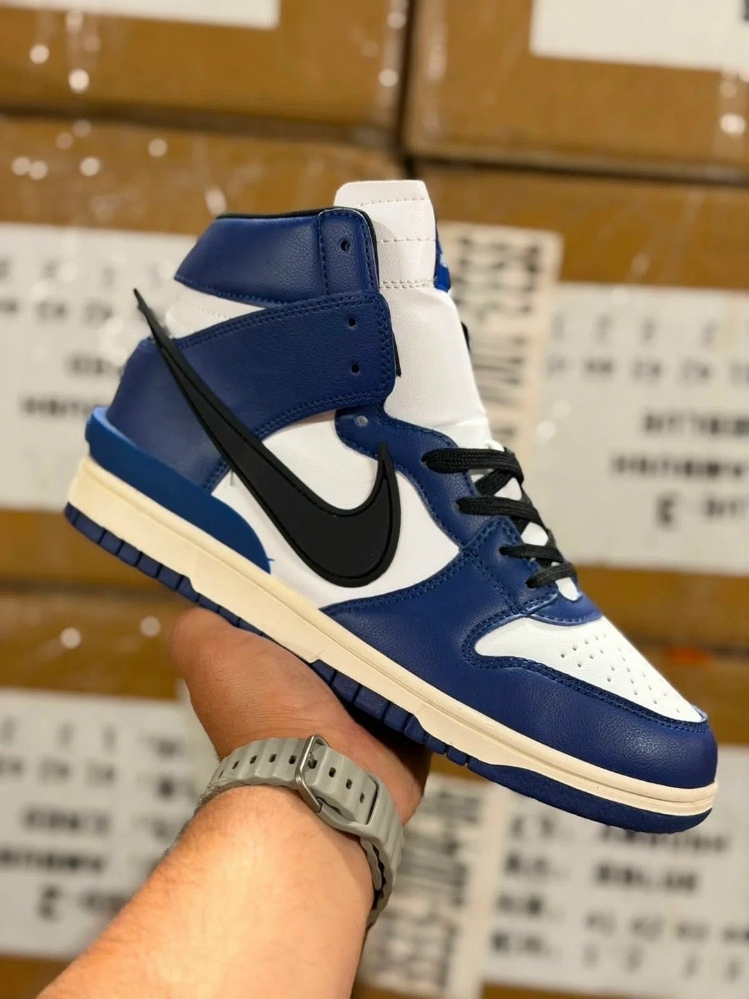 ambush x nike dunk high deep royal,ambush x nike dunk high,кроссовки найк данки,кроссовки,nike sb dunk high