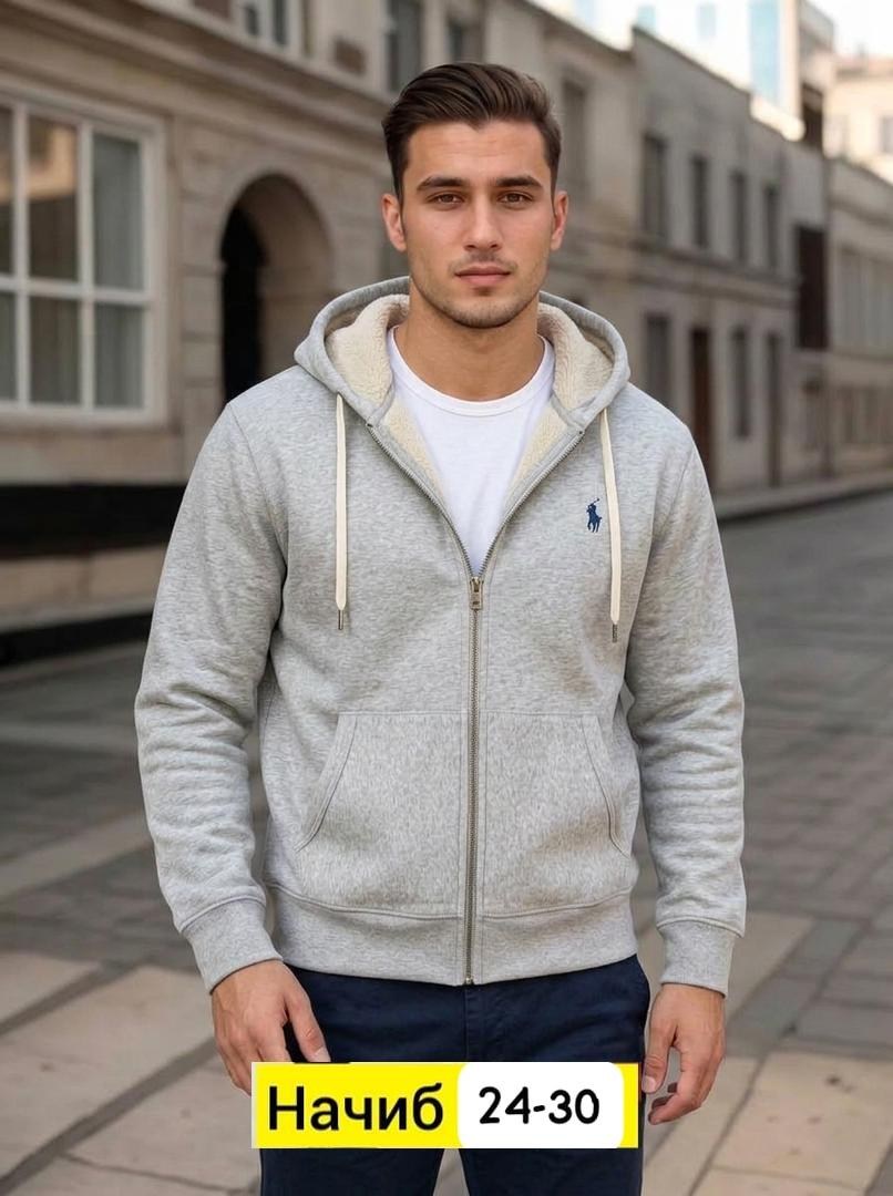 флисовая толстовка,polo hoodie,polo zip hoodie ralph lauren серая,толстовка с капюшоном,толстовка
