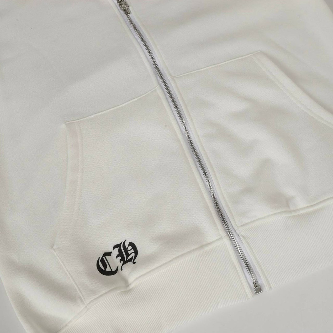 толстовка chrome hearts,зип худи chrome hearts,худи chrome hearts,белое худи,белые толстовки