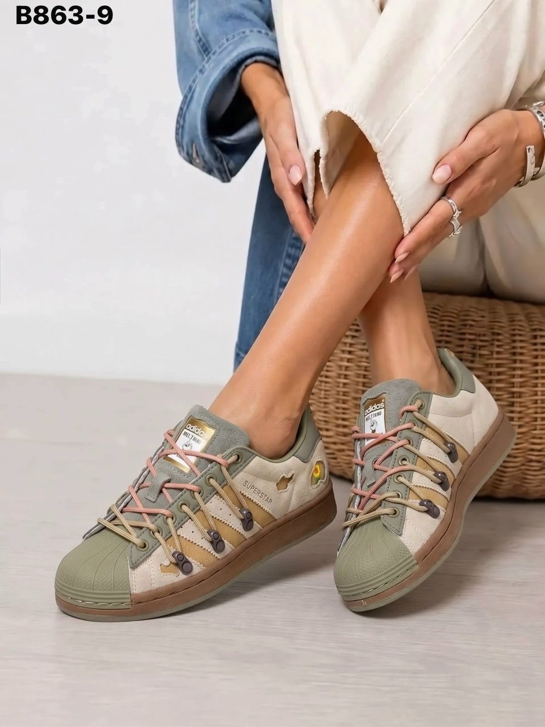 кроссовки adidas superstar x melting sadness,кроссовки adidas superstar,кроссовки melting sadness adidas originals superstar,adidas superstar x melting sadness green brown,кроссовки adidas nbhd/neighb
