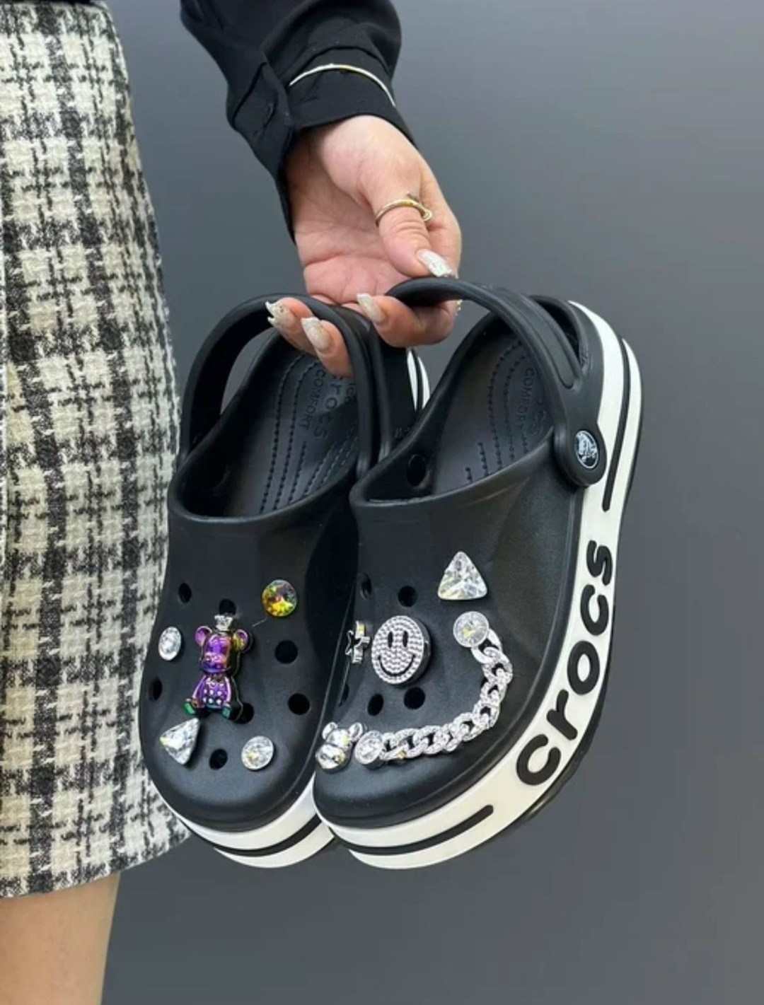 ,сабо crocs,женские кроксы,кроксы модные,сабо кроксы женские