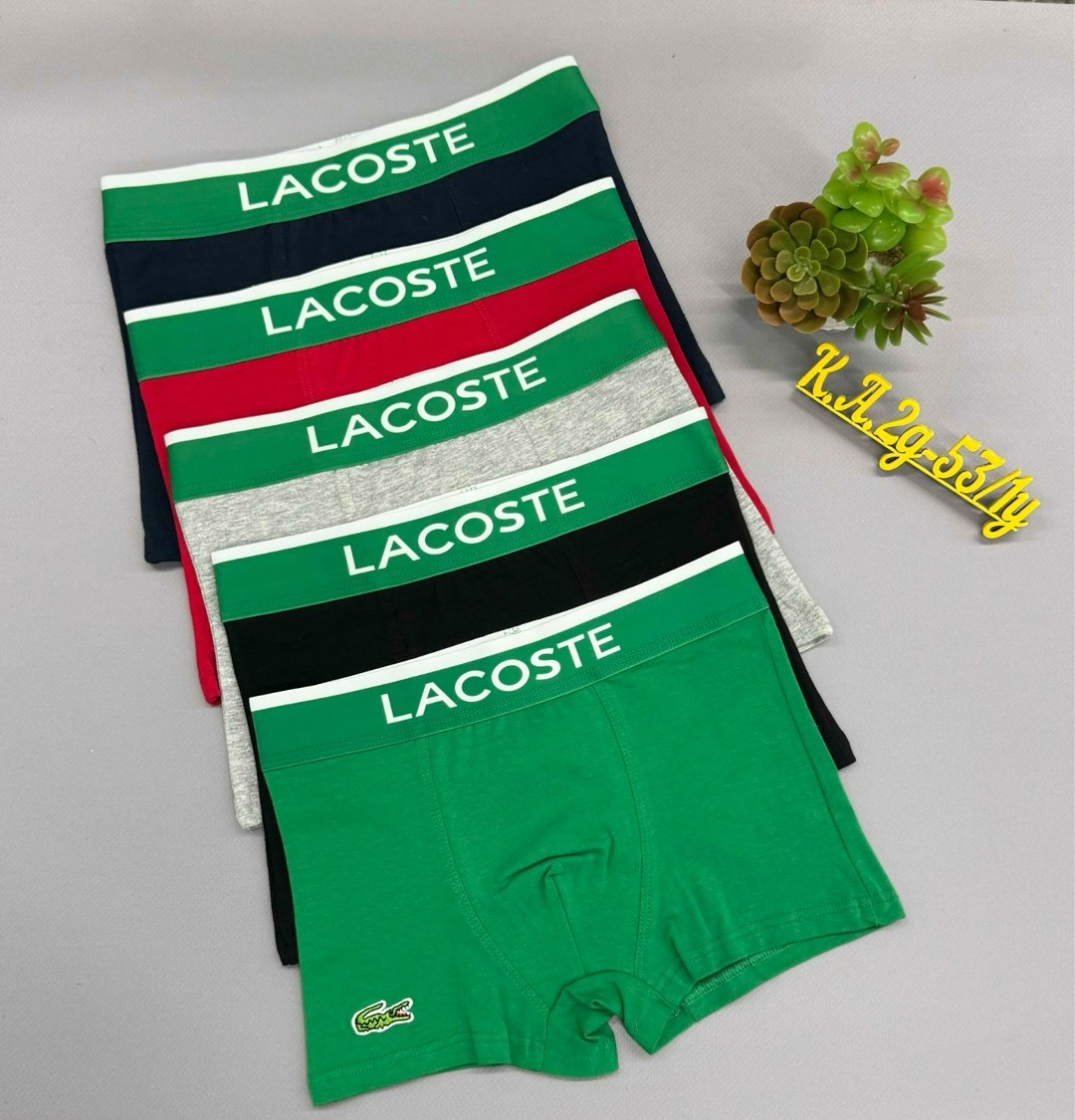 комплект трусов боксеры lacoste 3 шт,трусы lacoste,набор мужских трусов lacoste,трусы мужские lacoste,набор трусов lacoste