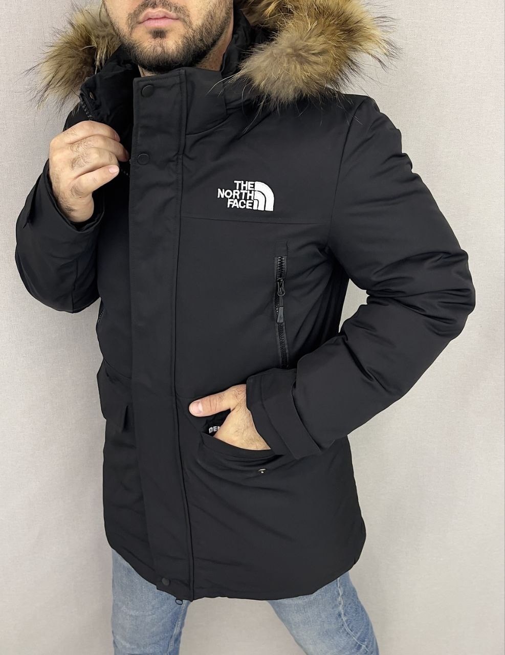 куртка зимняя мужская the north face,куртка the north face зимняя,зимняя мужская куртка,зимняя мужская куртка парка the north face с мехом,мужская куртка цвет черный