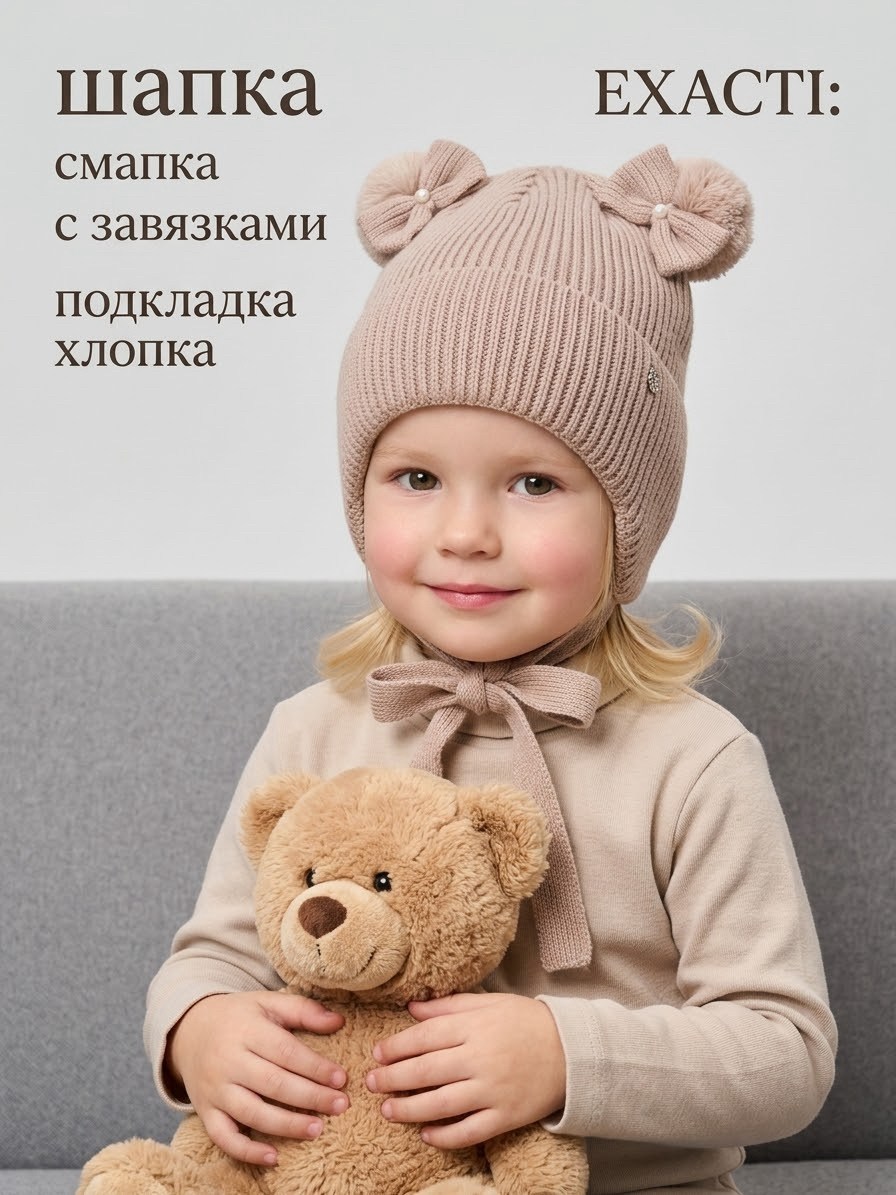 шапка детская зимняя на завязках,шапка для детей,шапка на завязка для малышей,шапка для малыша,детская шапка