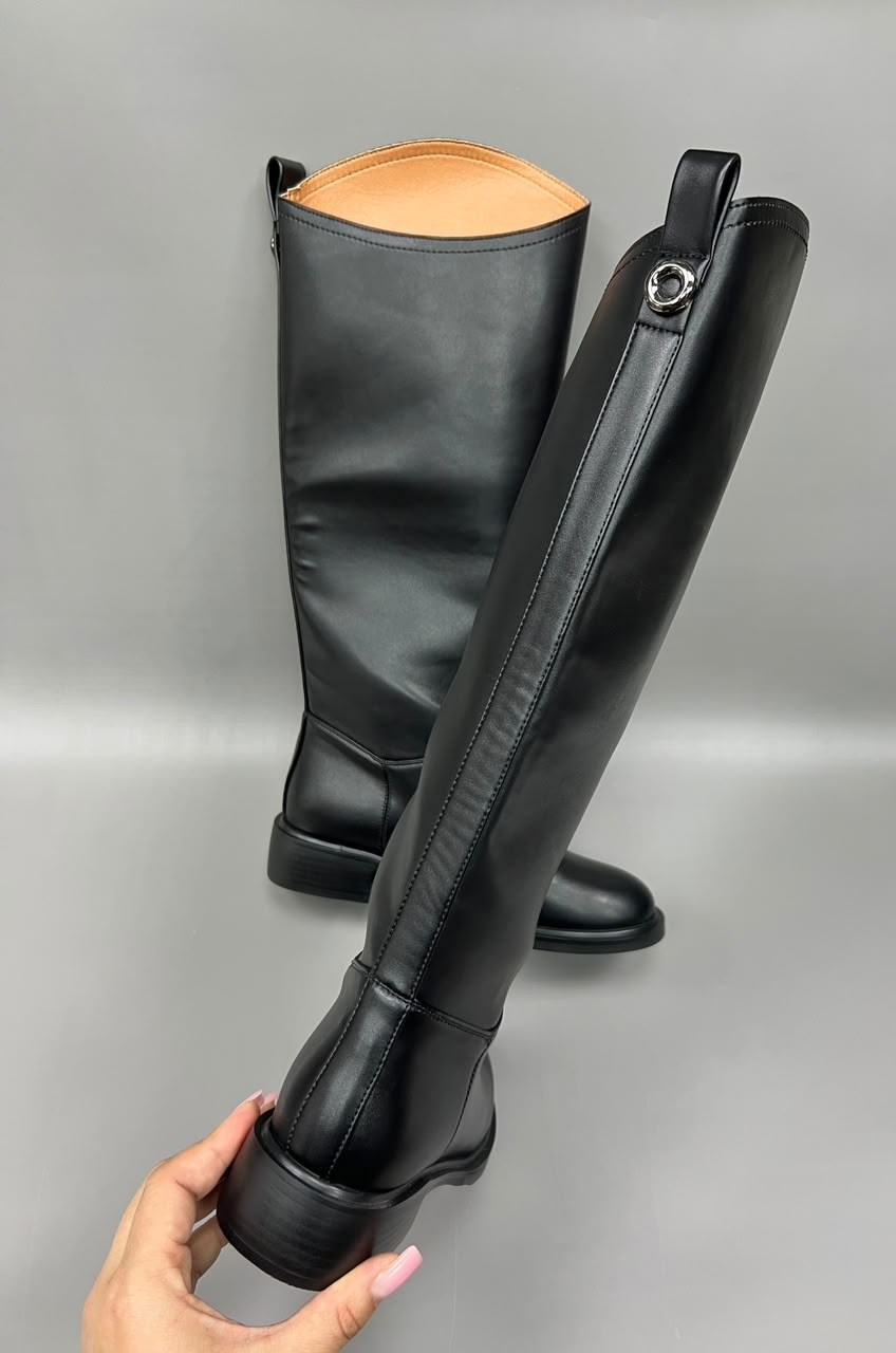 сапоги женские,сапоги женские shmatovashop 334959306,сапоги трубы,сапоги женские shmatovashop цвет черный,кожаные сапоги
