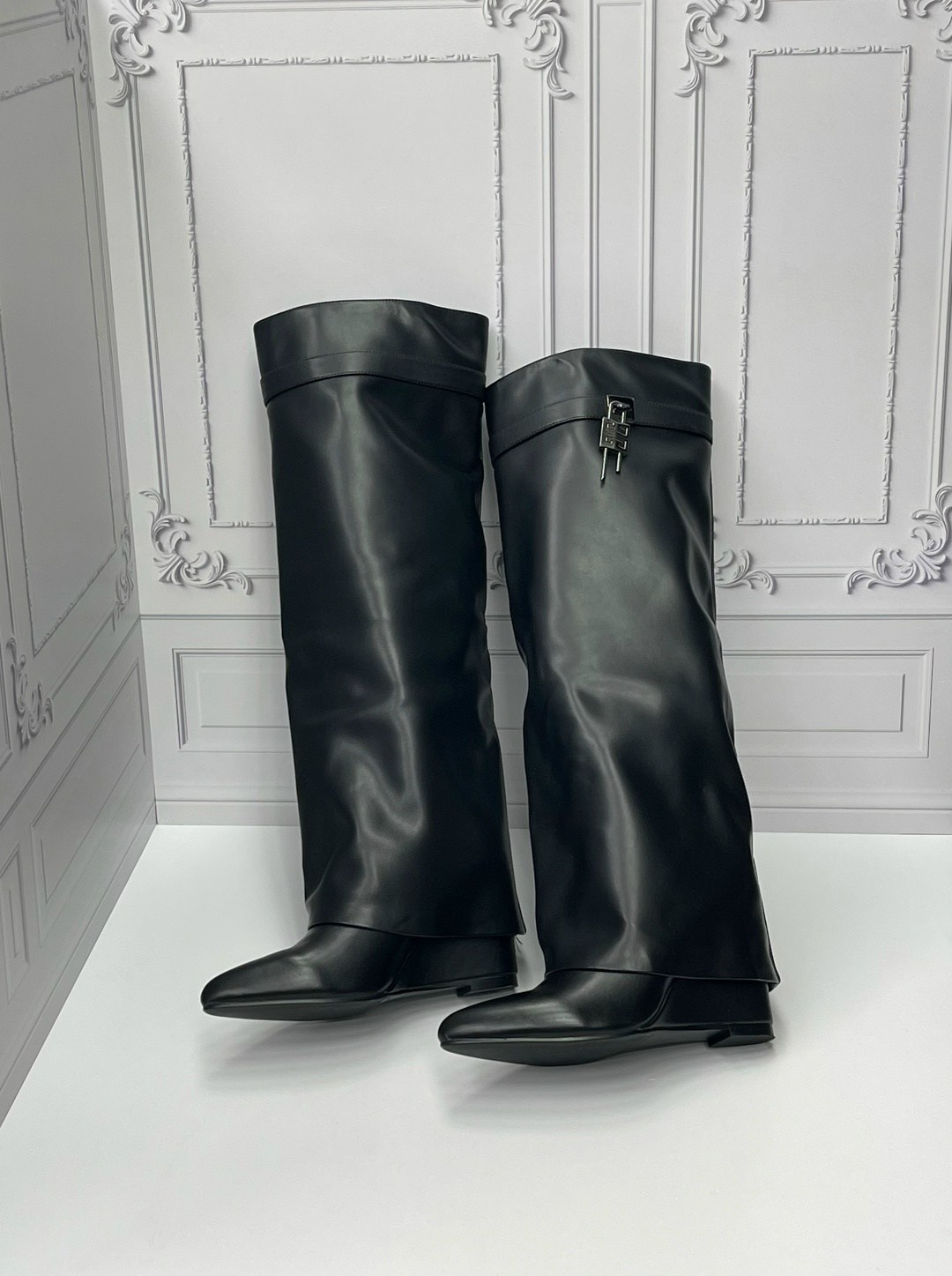 ,женские сапоги,сапоги,givenchy сапоги,сапоги на танкетке в стиле givenchy арт с53-1