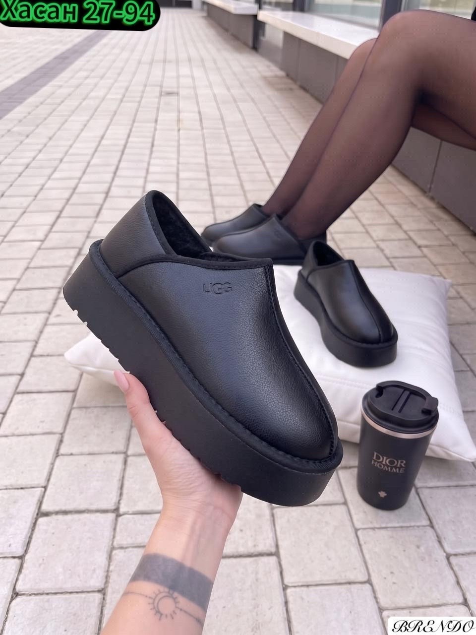 угги женские,,угги женские ugg,угги женский черный,ugg tazz platform leather black