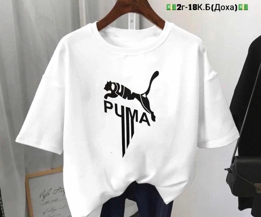 футболки женская,футболка женская puma,футболка пума черная,футболка puma,футболки модные