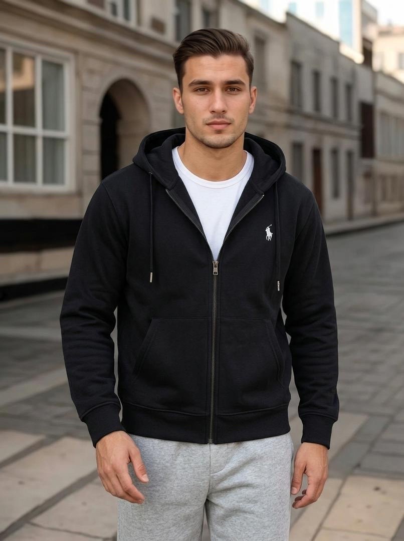 толстовка,polo hoodie,толстовка мужская,мужская мода,polo ralph lauren black full zip hoodie