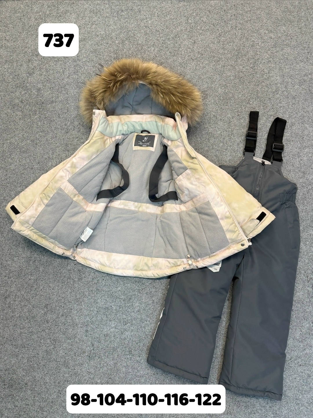 комплект верхней одежды nikastyle,комплект зимний для девочек,костюм зимний для девочек,комплект зимний,комплект верхней одежды
