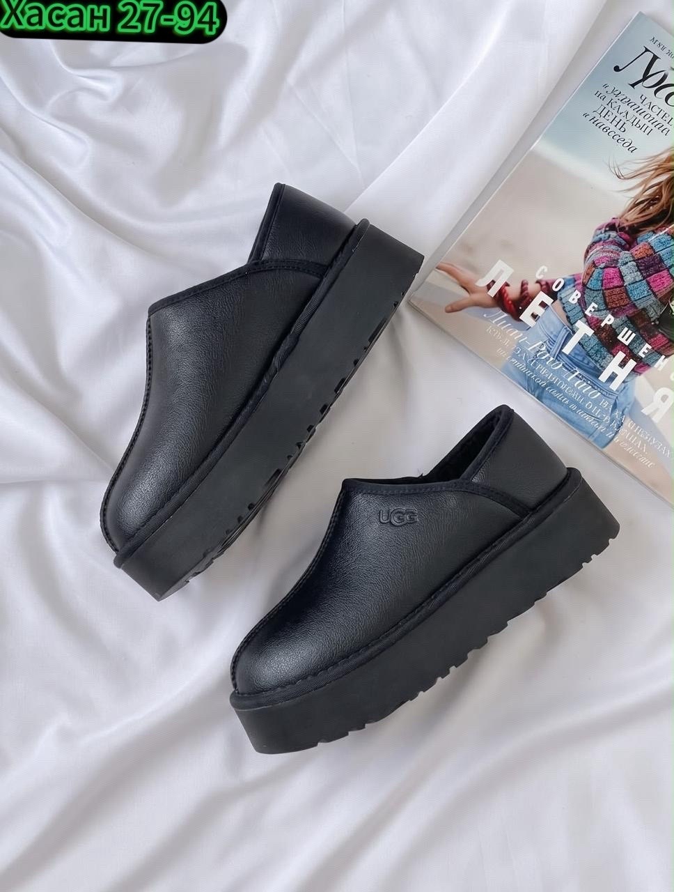 угги женские,,угги женские ugg,угги женский черный,ugg tazz platform leather black