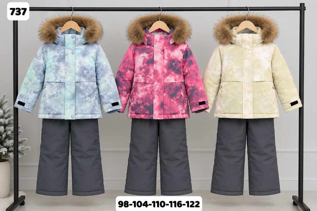 комплект верхней одежды nikastyle,комплект зимний для девочек,костюм зимний для девочек,комплект зимний,комплект верхней одежды
