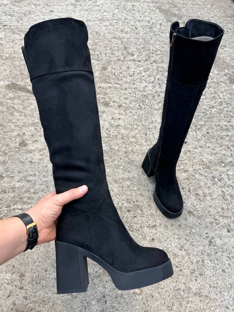 rockport сапоги женские замшевые черные,,ботфорты классические,замшевые ботфорты,сапоги ботфорты