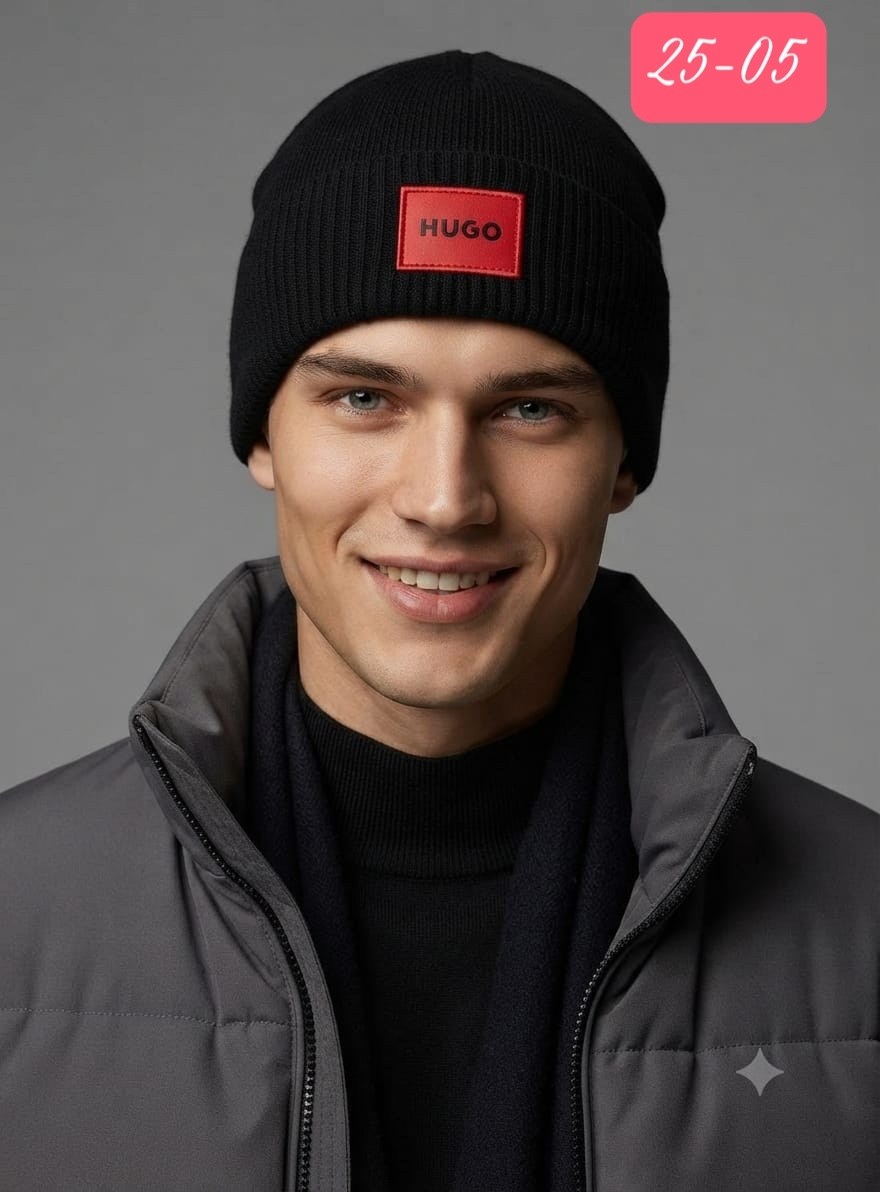 шапка hugo,шапка hugo boss,шапка hugo мужское,шапка бини,шапка