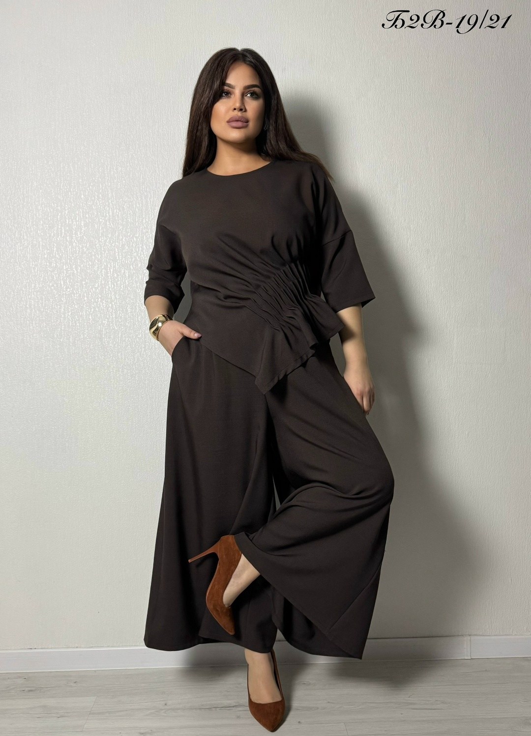 женский костюм,,костюм двойка,костюм нарядный больших размеров oversize assorti-moda,брючный комплект