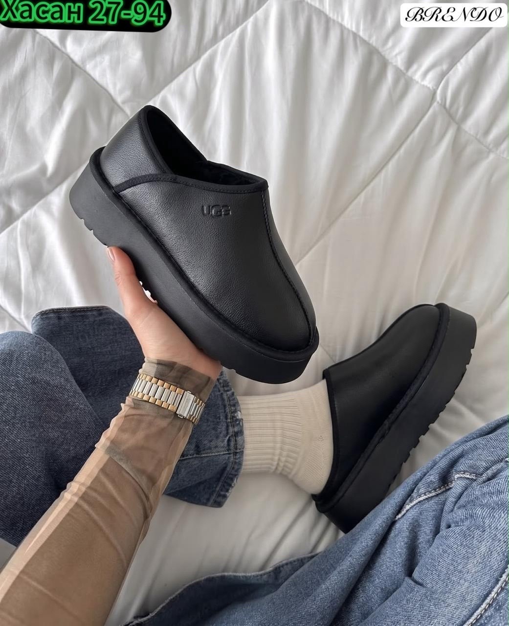 угги женские,,угги женские ugg,угги женский черный,ugg tazz platform leather black