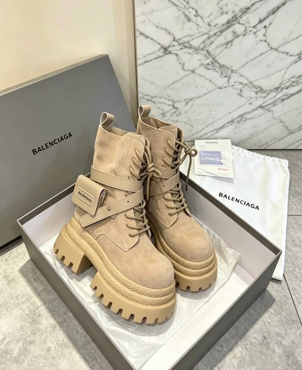 ботинки balenciaga,ботинки осенние balenciaga,ботинки balenciaga высокая подошва,ботинки осенние balenciaga premium shoes,ботинки осенние с натуральным мехом balenciaga
