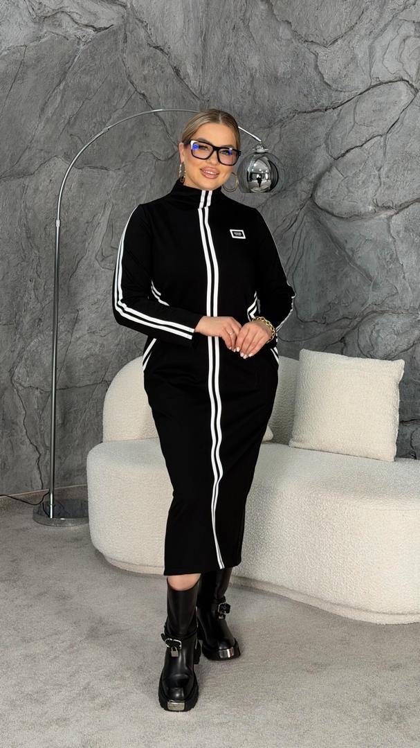 платье спорт шик,модная ,,женское платье,платье комбинированное