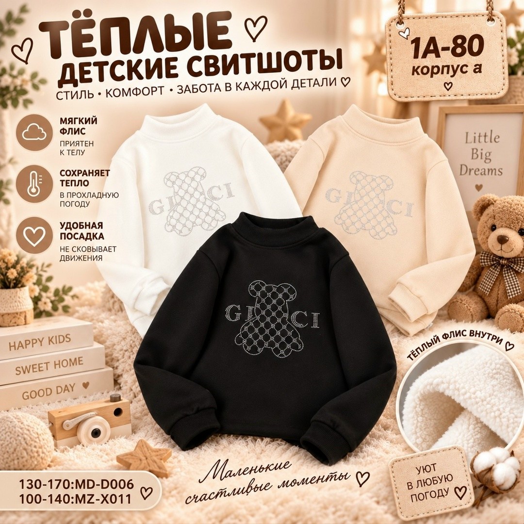 плюшевые детские толстовки,свитшот для мальчиков,свитшот для мальчика и девочки,толстовка детская,детский свитер