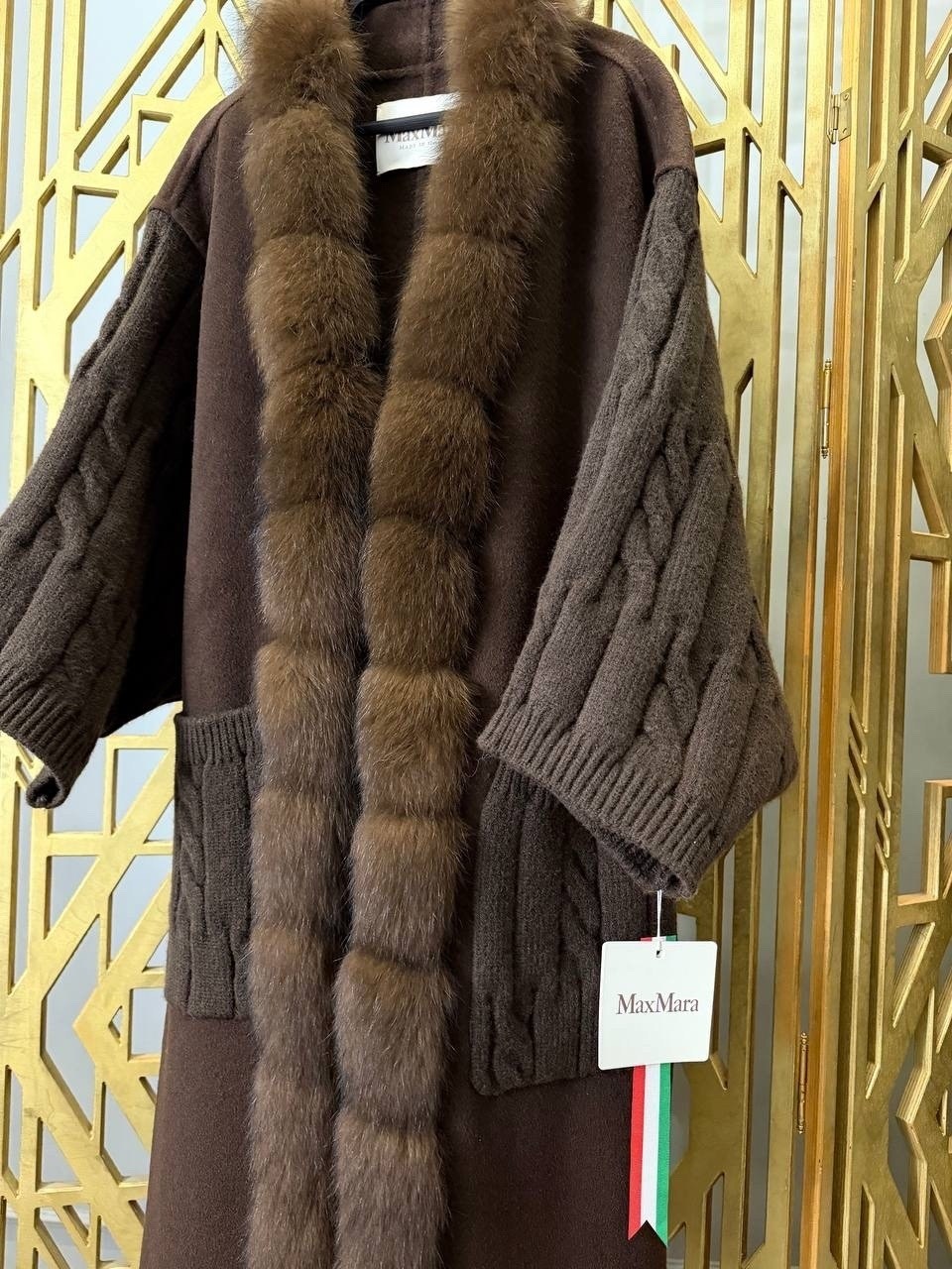 кардиган с мехом финского песца,кардиган с мехом финского песца yana kraft brand,кардиган длинный с отделкой натурального меха песца,кардиган вязаный с отделкой натуральный мех песца,кардиган с мехом