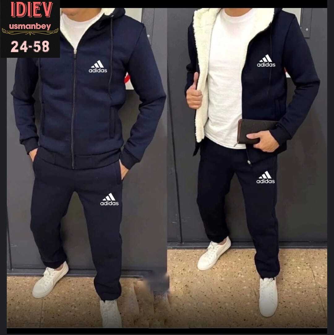 мужской спортивный костюм adidas теплый,костюм спортивный мужской,спортивные костюмы мужские утеплённые,костюм мужской спортивный на меху арт. 1352747,теплый спортивный костюм мужской