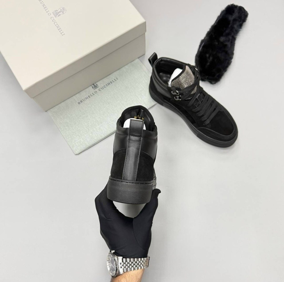 ,balmain кроссовки,кеды balmain,кеды balmain мужские,высокие кеды balmain замша мех чёрные