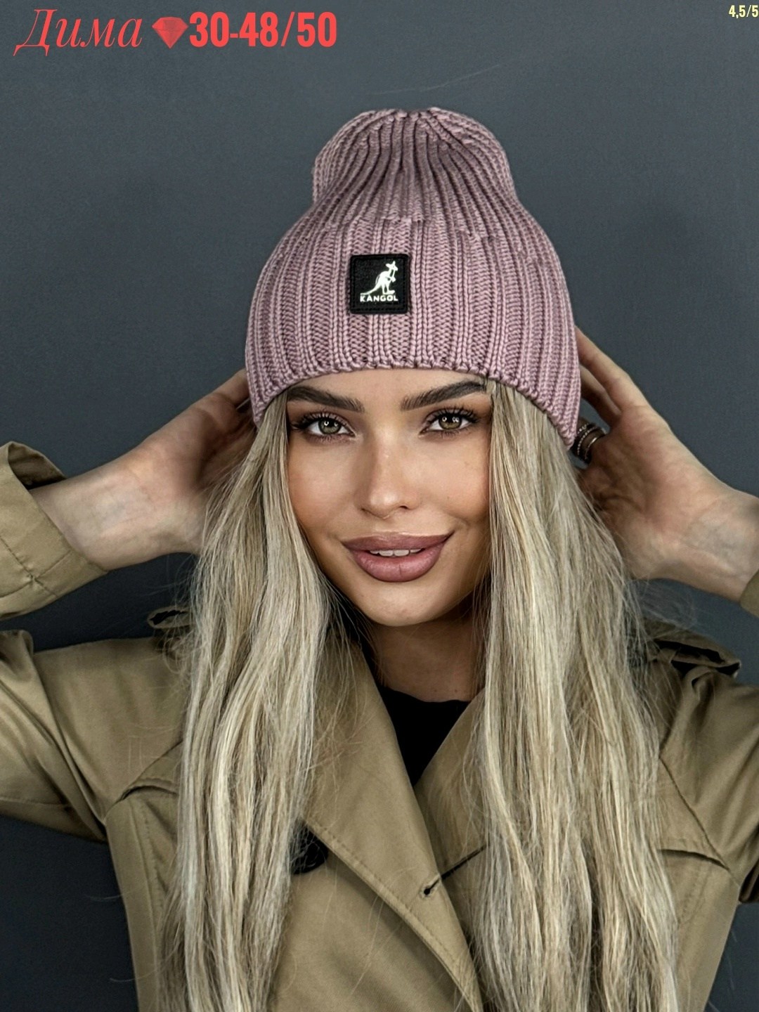 шапка бини тыковка ало a&t fashion,шапка женская guess,шапка женская,шапкa,женская вязаная шапка