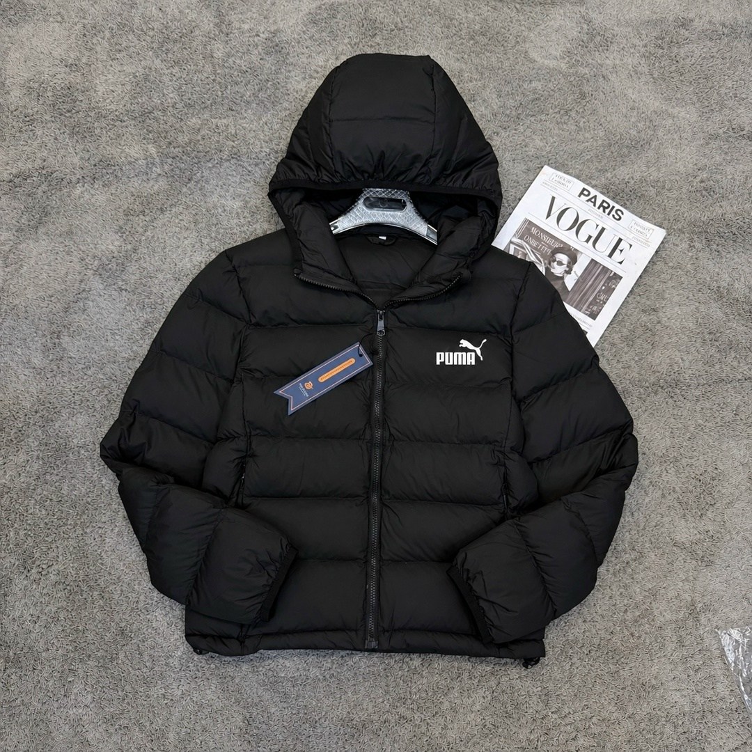 мужской пуховик puma,пуховик puma,пуховик puma ess+ down jacket,куртка puma,куртка puma черный