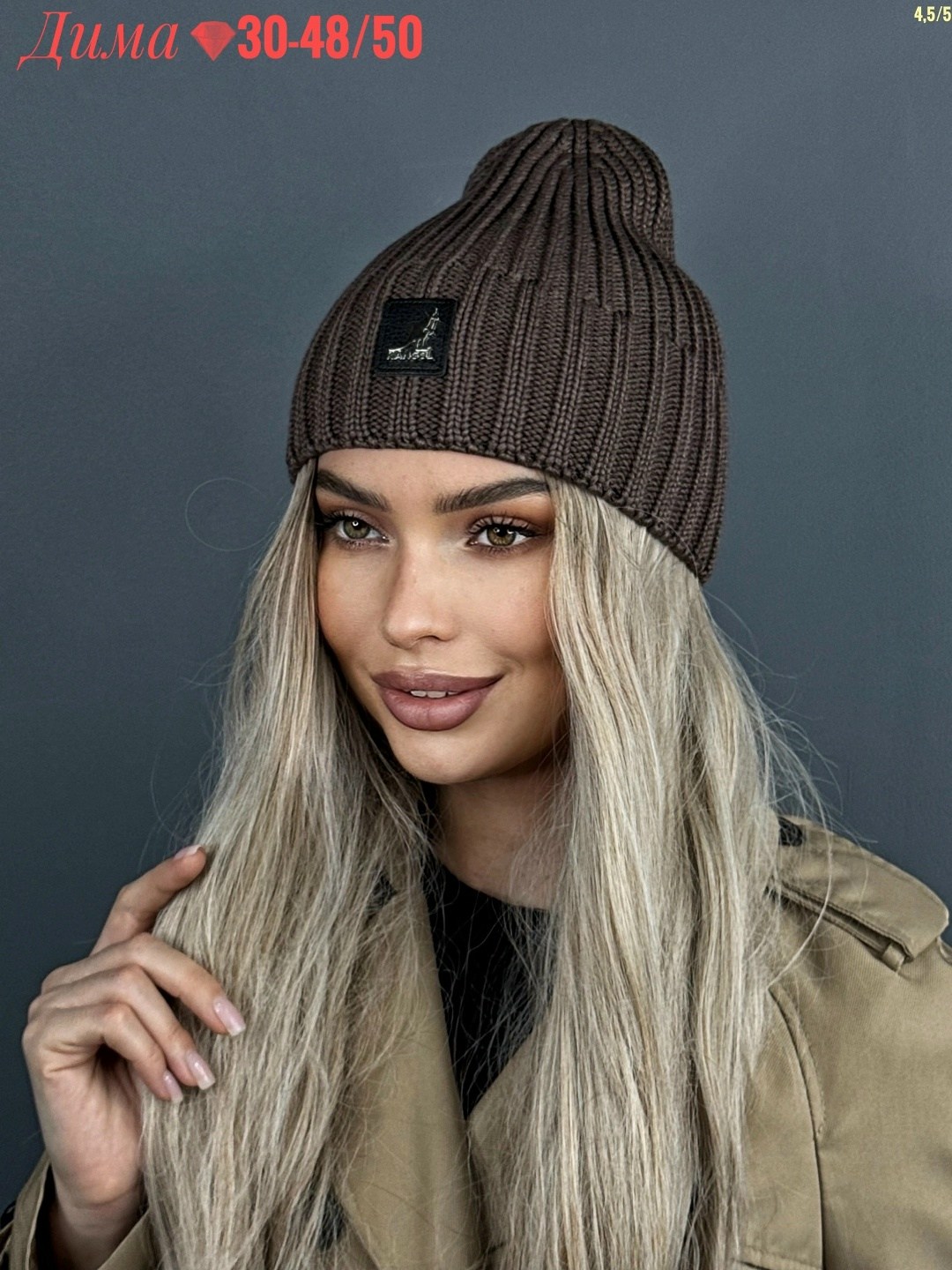 шапка бини тыковка ало a&t fashion,шапка женская guess,шапка женская,шапкa,женская вязаная шапка