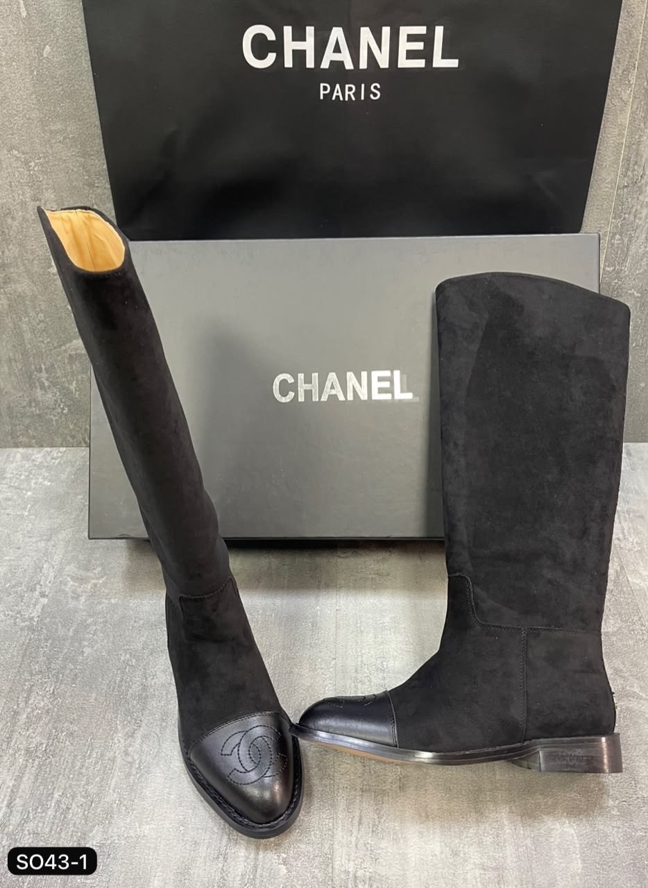 сапоги chanel,сапоги женские chanel,сапоги шанель,женские черные замшевые сапоги chanel,