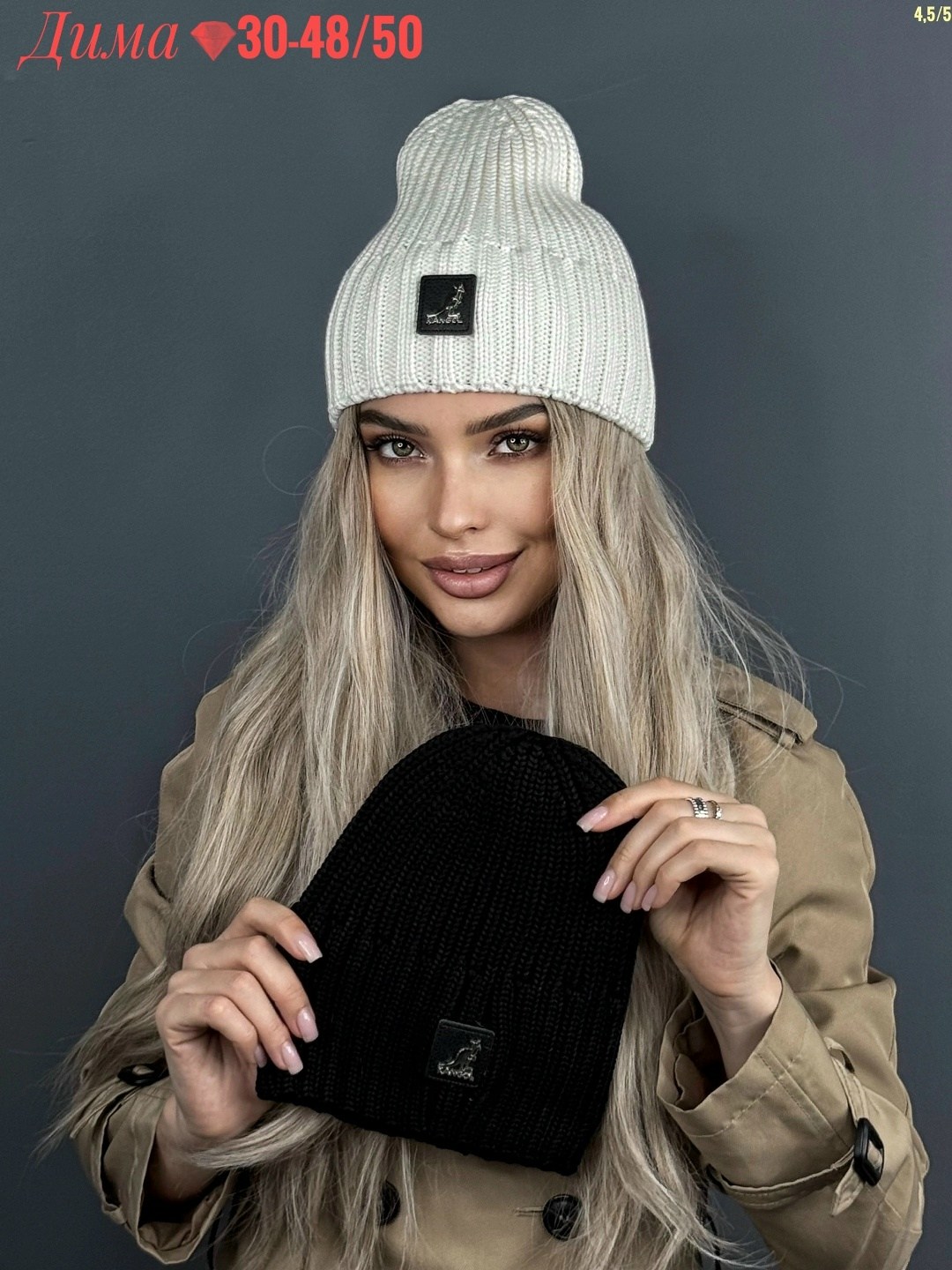 шапка бини тыковка ало a&t fashion,шапка женская guess,шапка женская,шапкa,женская вязаная шапка