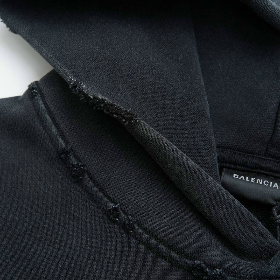 толстовка balenciaga с новым логотипом ленты,худи balenciaga,худи tape type с логотипом balenciaga черный,толстовка,balenciaga hoodie