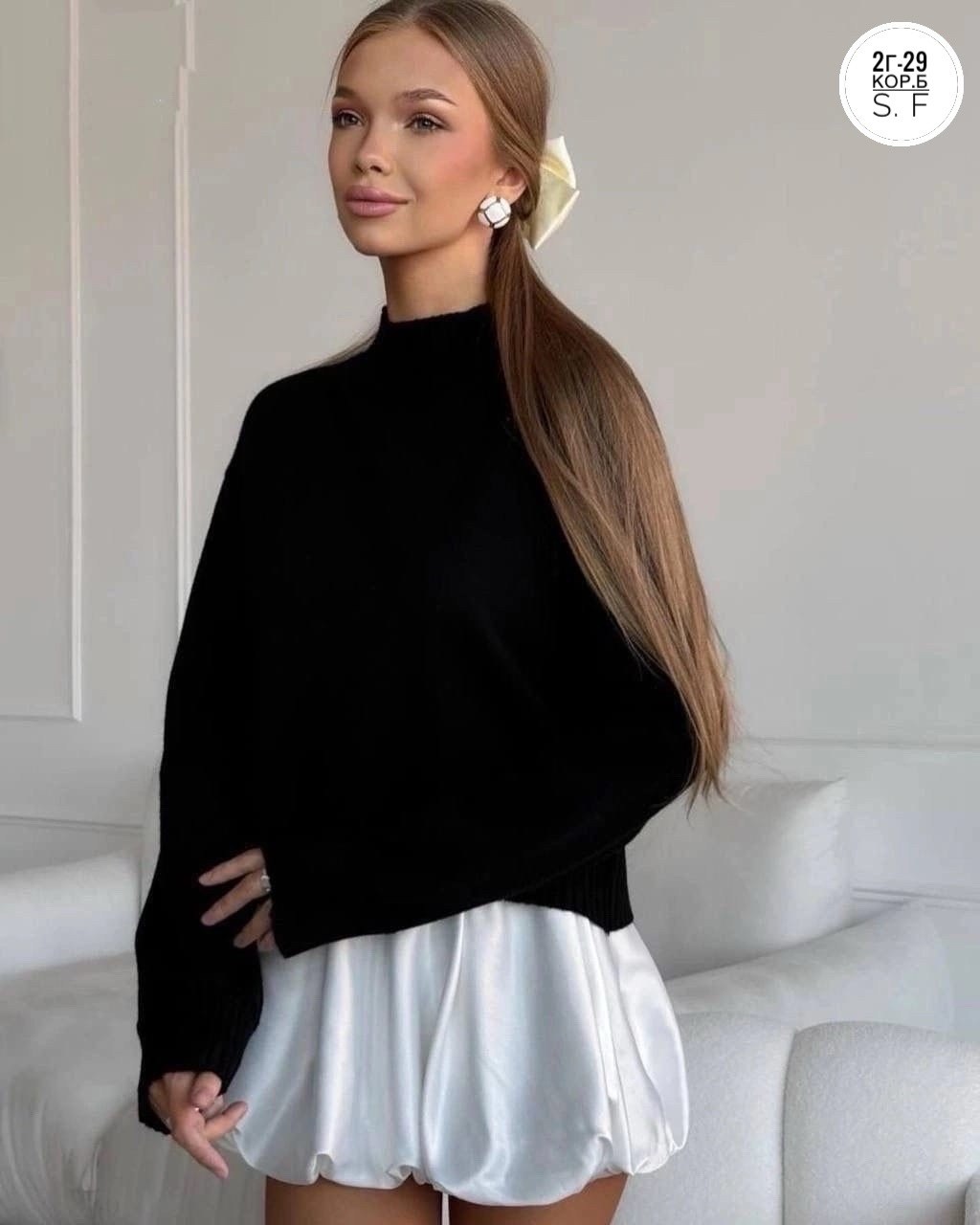 свитер женский,свитер оверсайз вязаный теплый c&h style,женский свитер оверсайз,свитер оверсайз с горлом вязаный,свитер женский оверсайз с горлом вязаный теплый стильный