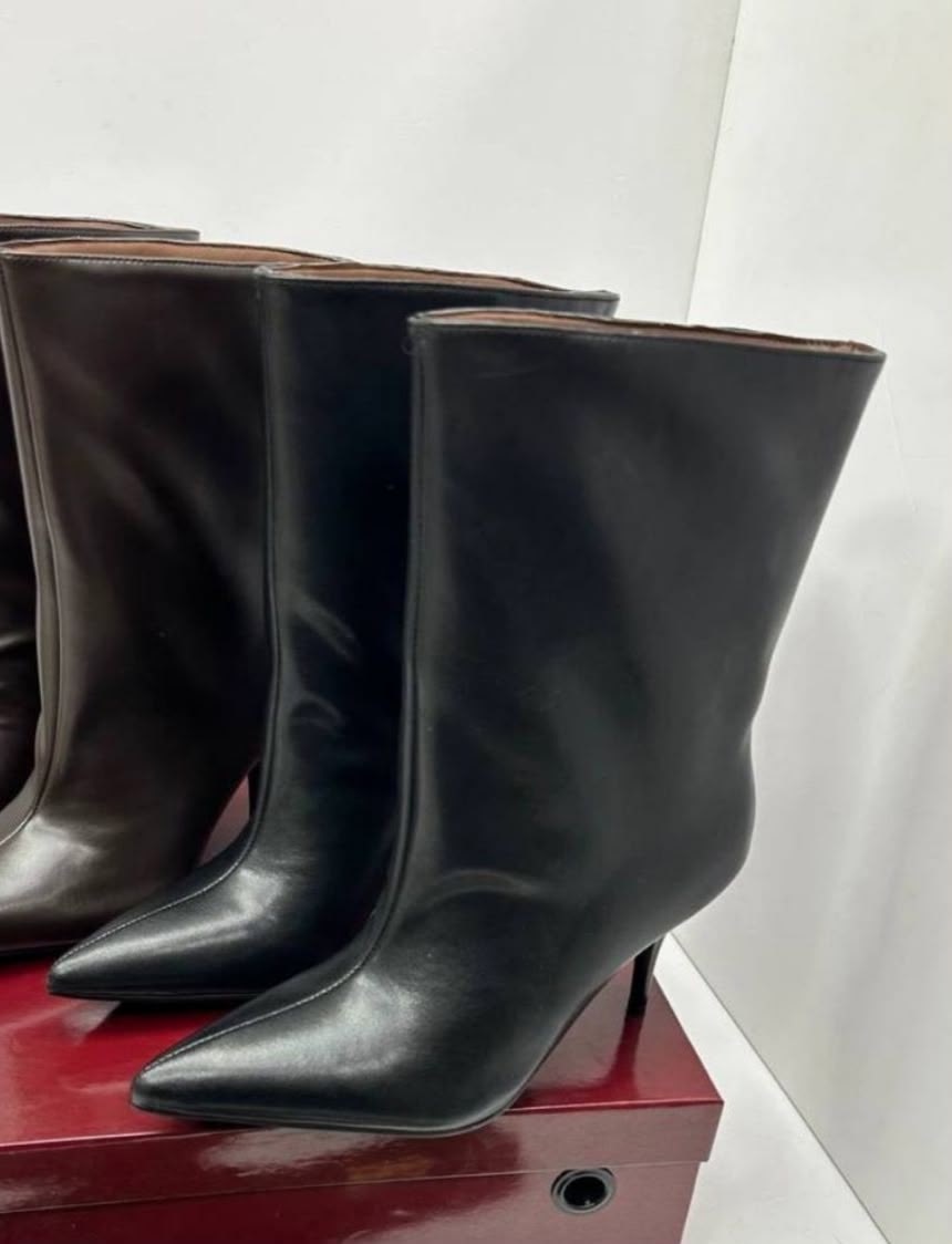 ботильоны balenciaga,,женские ботильоны,женские брендовые ботильоны,кожаные ботильоны