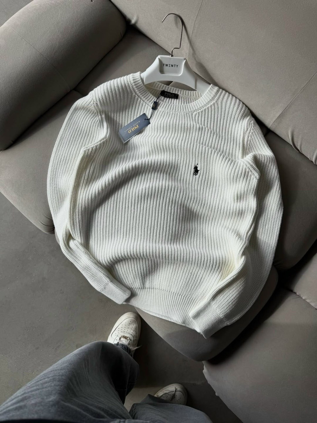 джемпер polo ralph lauren,мужской джемпер,свитер polo ralph lauren,белый свитер мужской,ralph lauren sweater