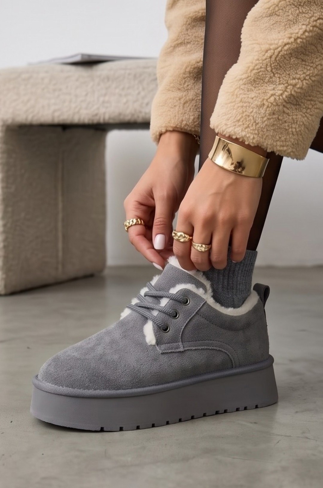 ,угги женские,ботинки зимние с мехом на платформе ugg,женская , на зиму